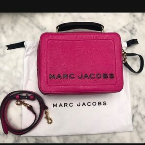 Marc Jacobs “the textured box bag” in color “diva pink”